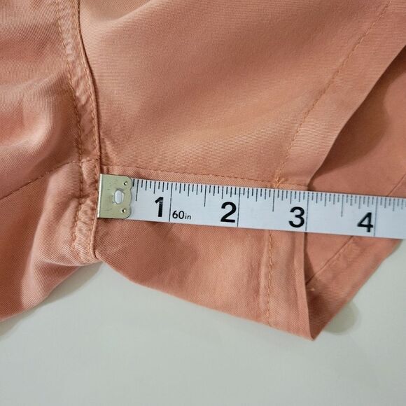 Staccato Women's Peach Four Button Accent Tank Romper - Picture 11 of 16